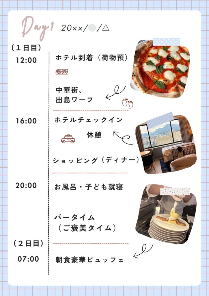 スケジュールの様子