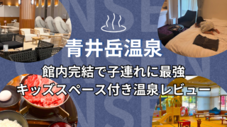 青井岳温泉の宿は館内完結で子連れに最強|キッズスペース付き温泉ステイを幼児2人とレビュー